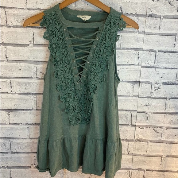 Anthropologie Tops - Entro sleeveless linen blend blouse